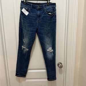 American Eagle Outfitters Blue Distressed Men Jeans